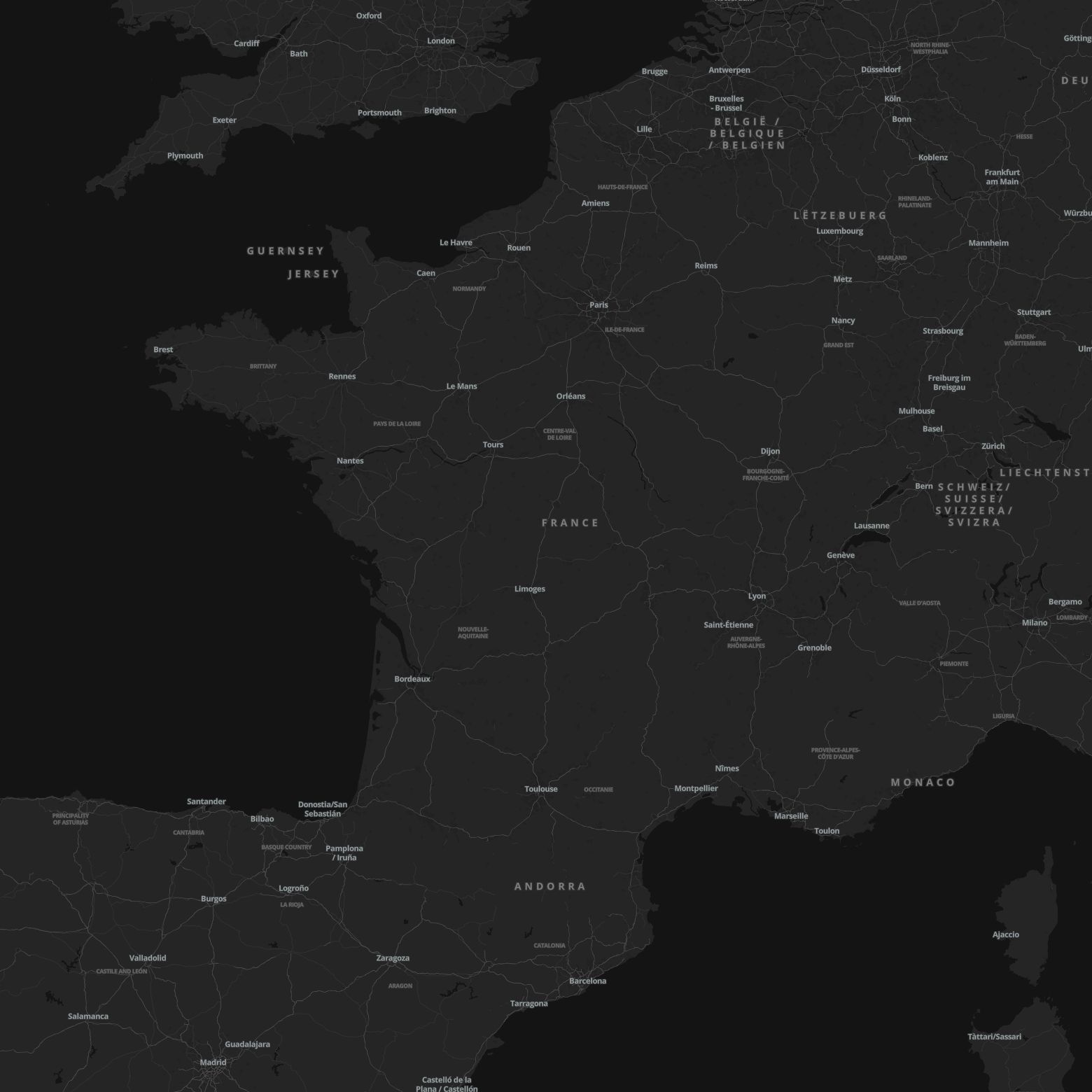 Fond de carte France