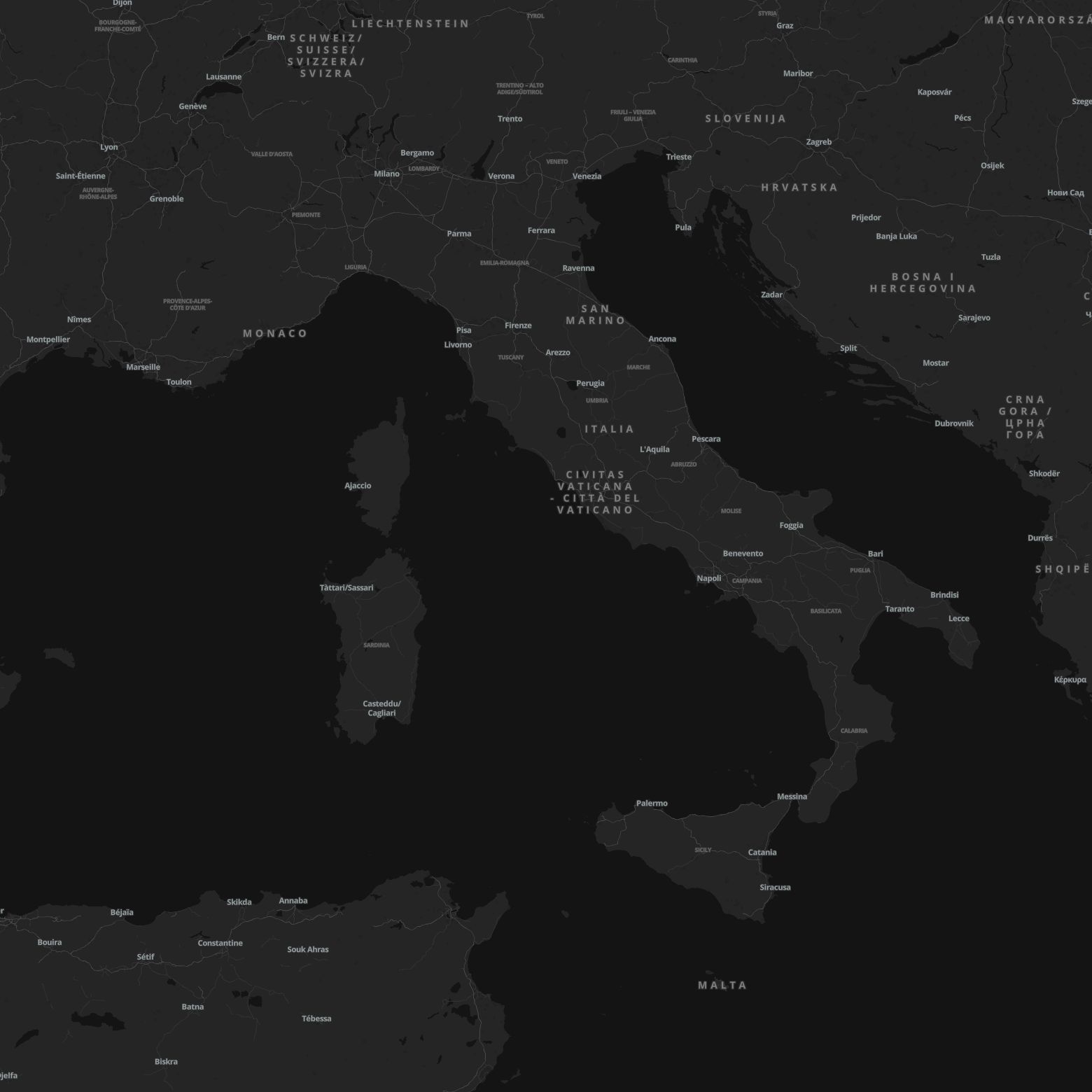 Country map