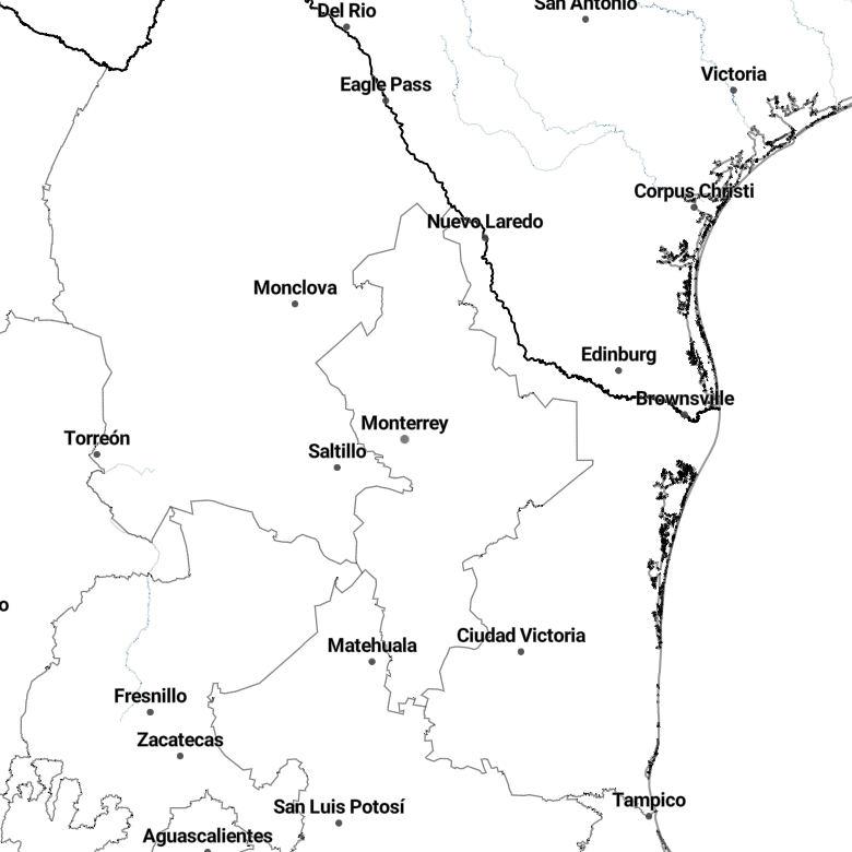 Country borders