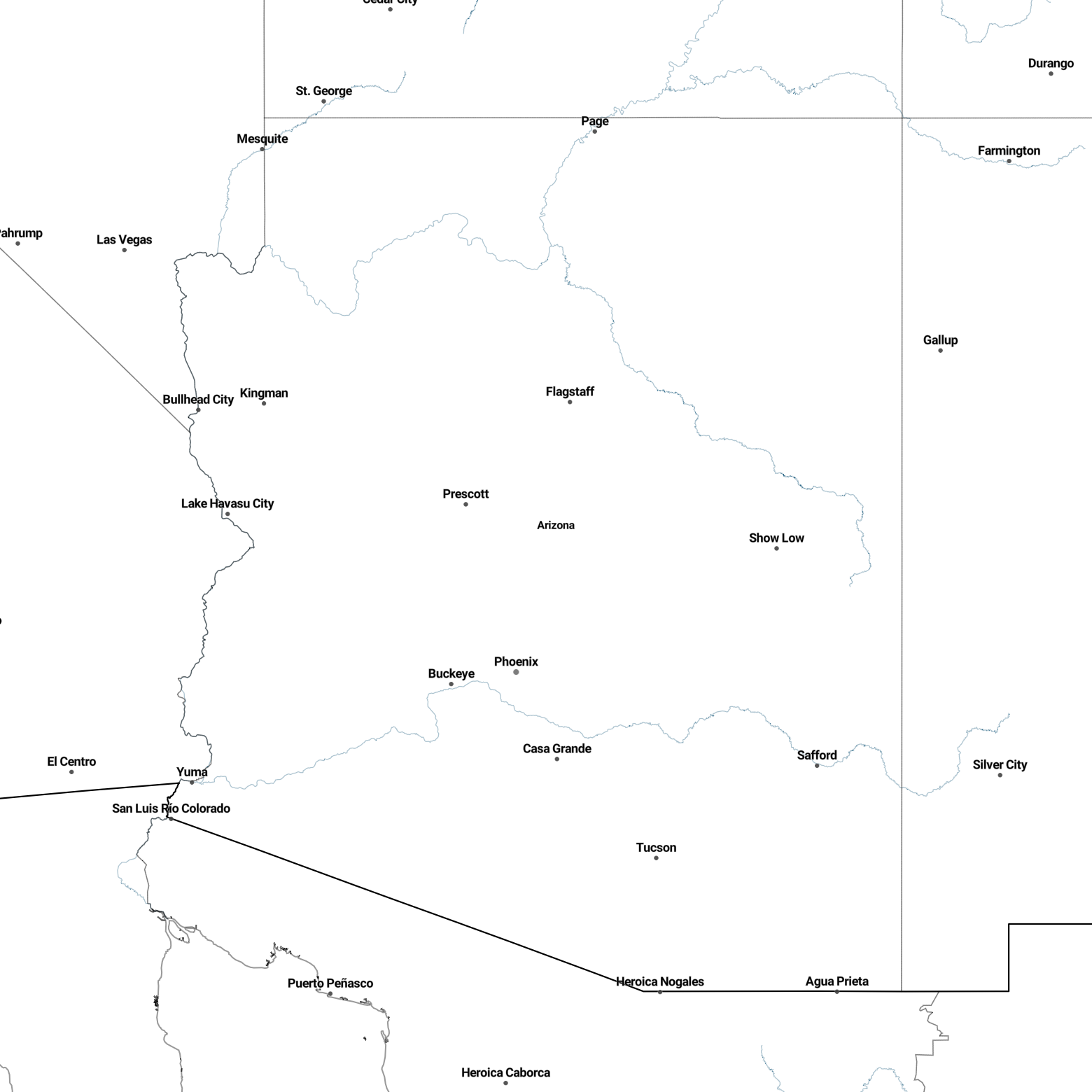 Country borders