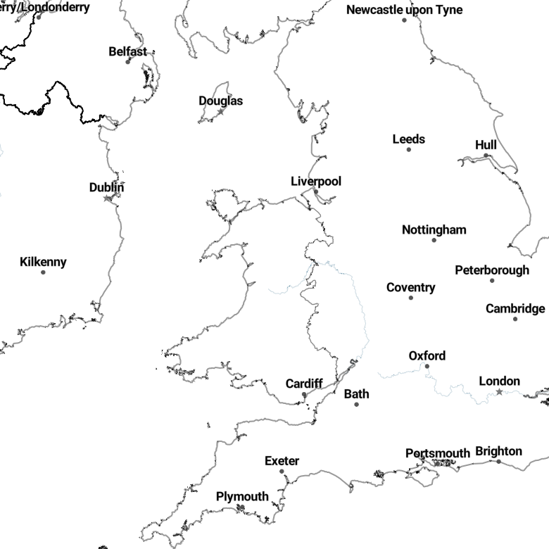 Country borders