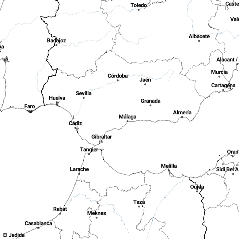 Country borders