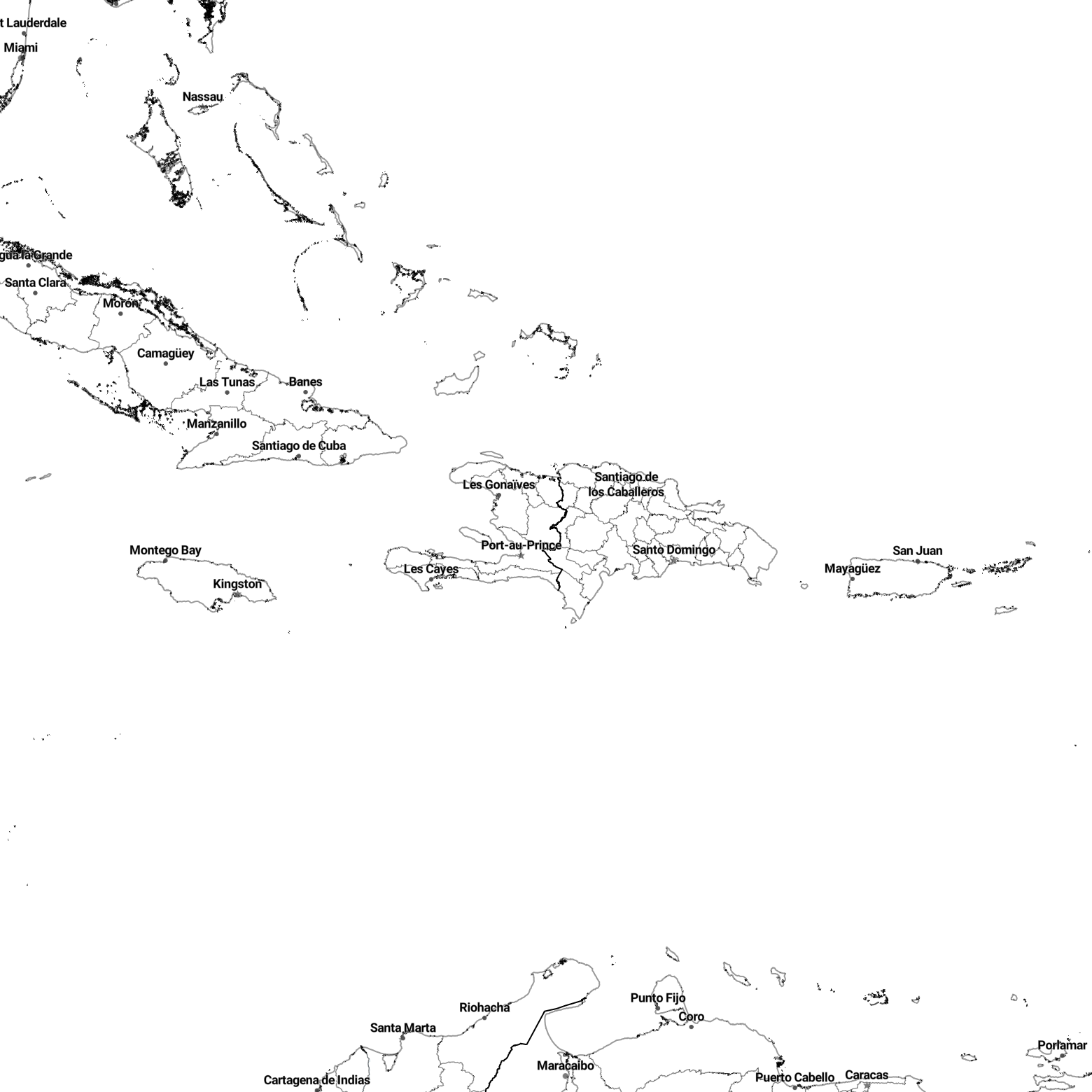 Country borders