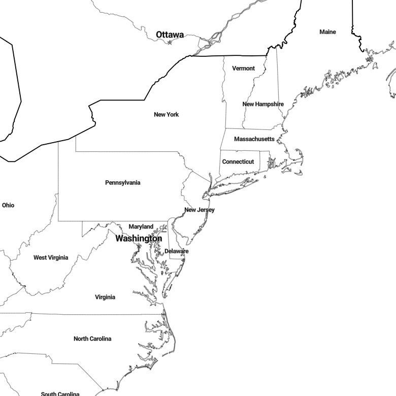 Country borders