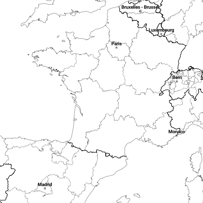 Country borders