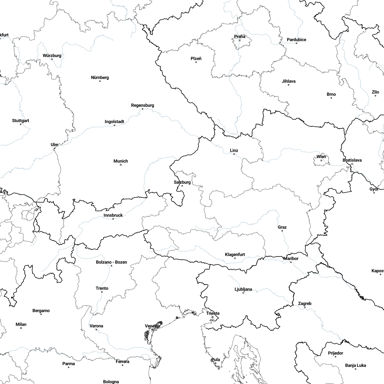 Country borders