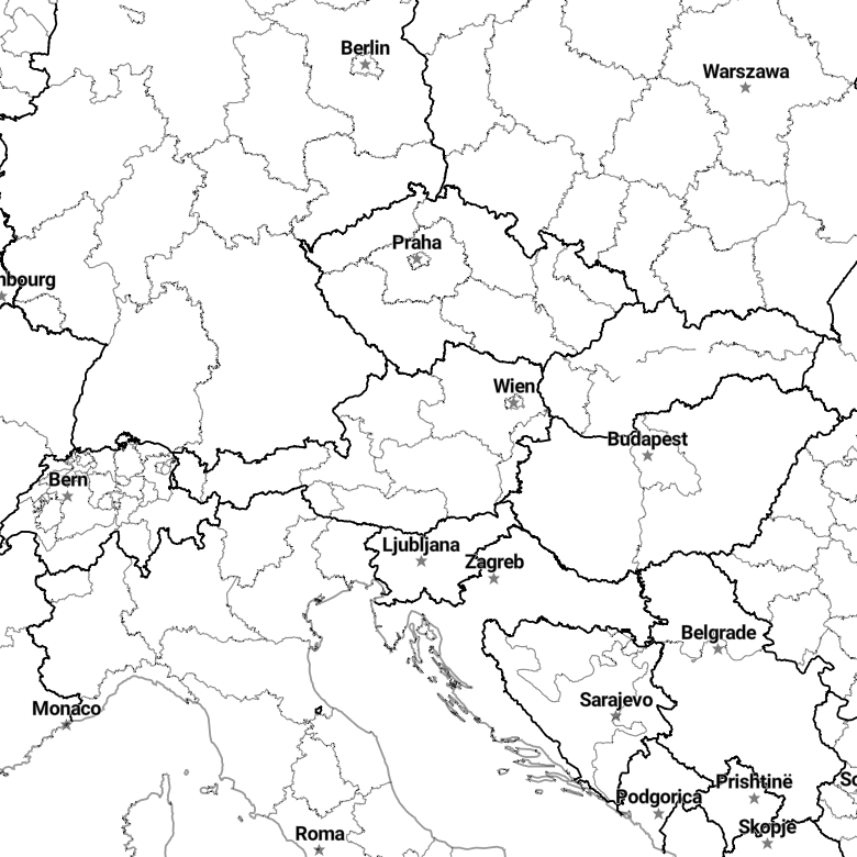 Country borders