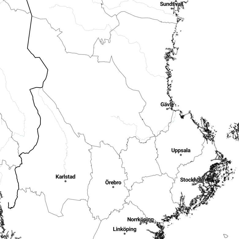Country borders