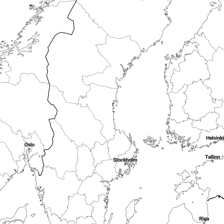 Country borders