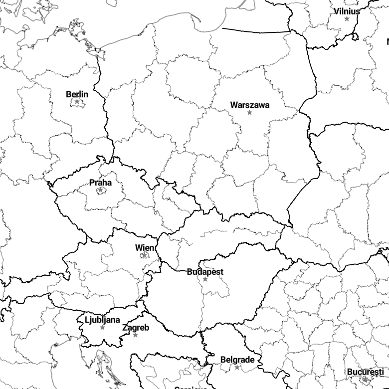 Country borders