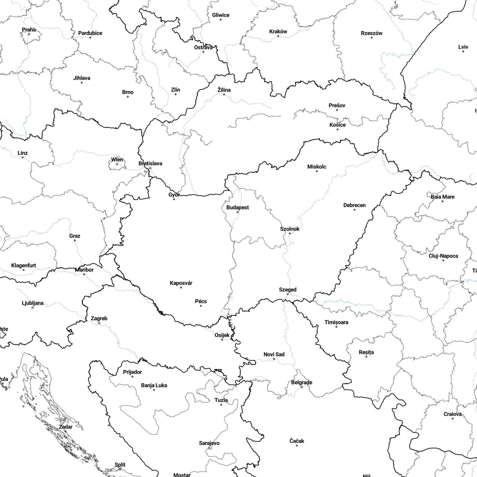 Country borders