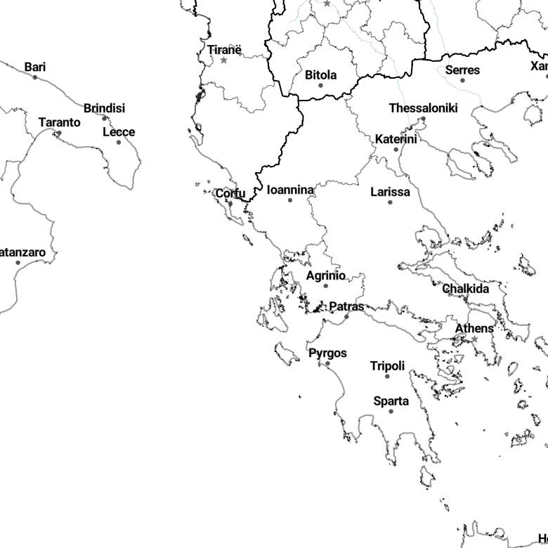 Country borders