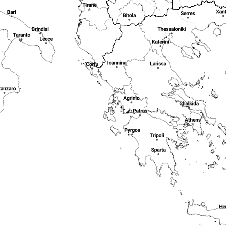 Country borders