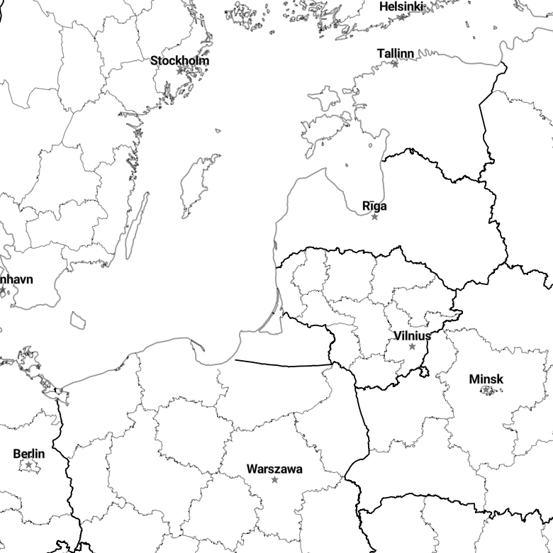 Country borders