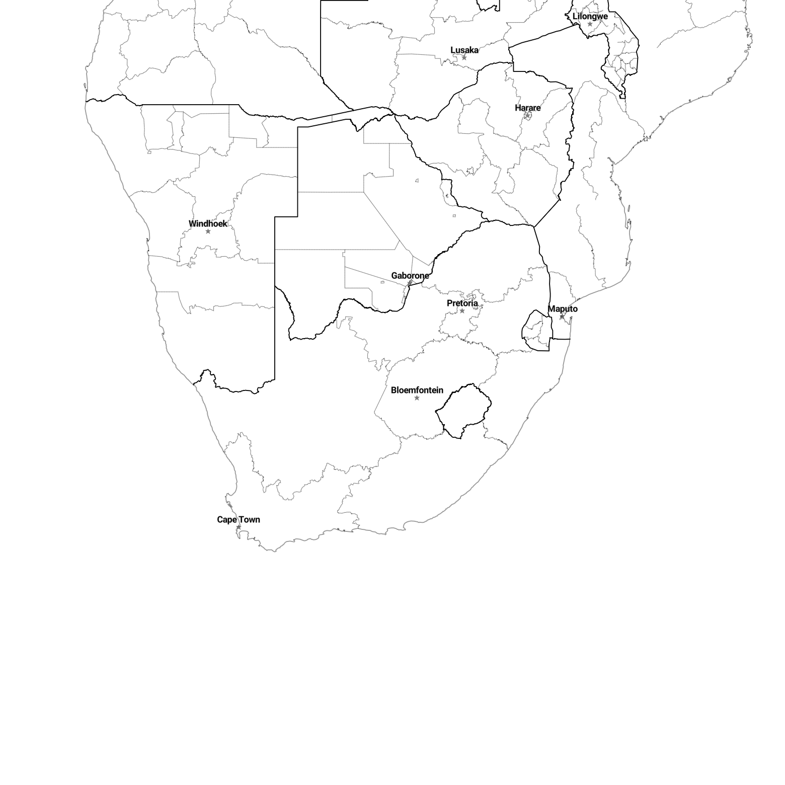 Country borders