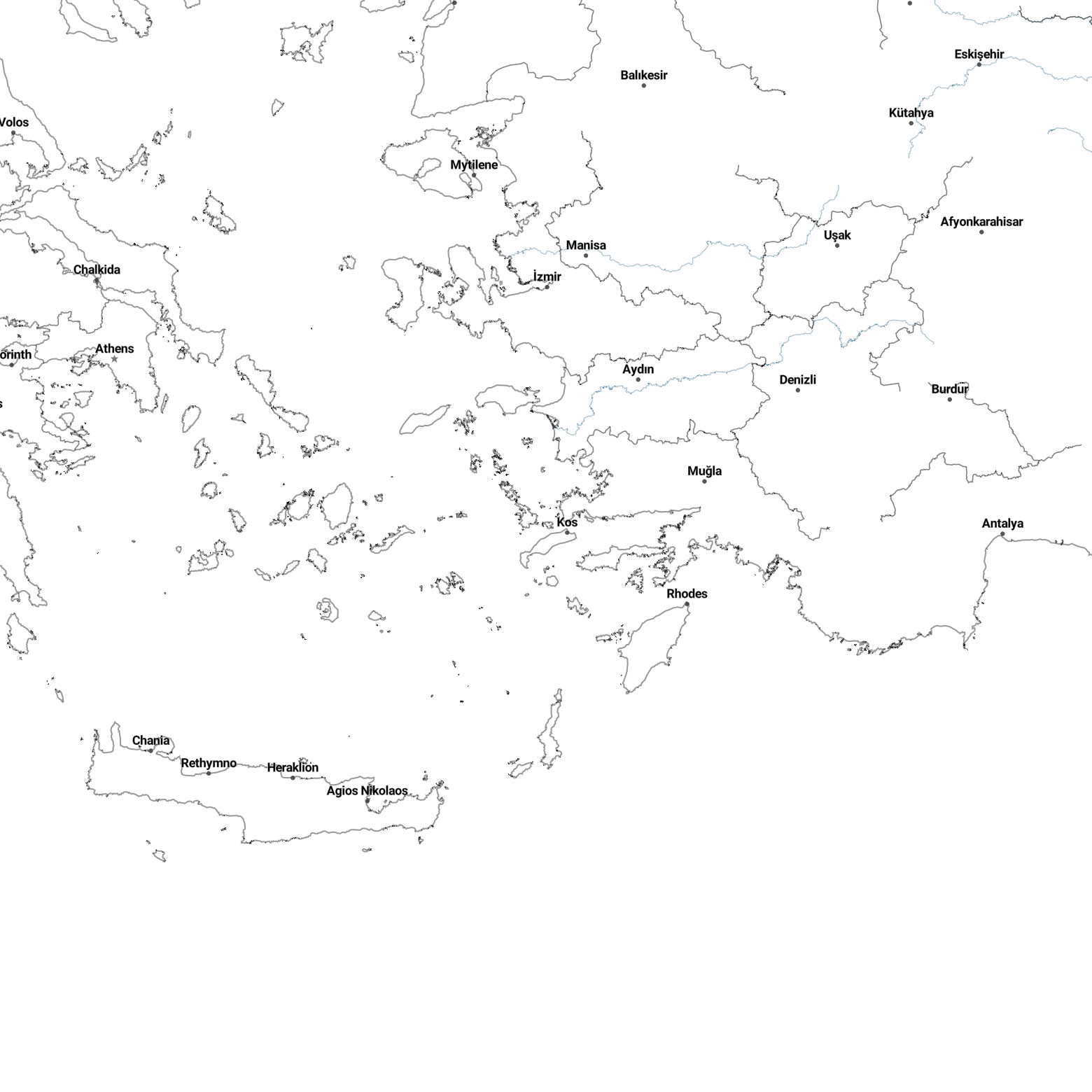 Country borders