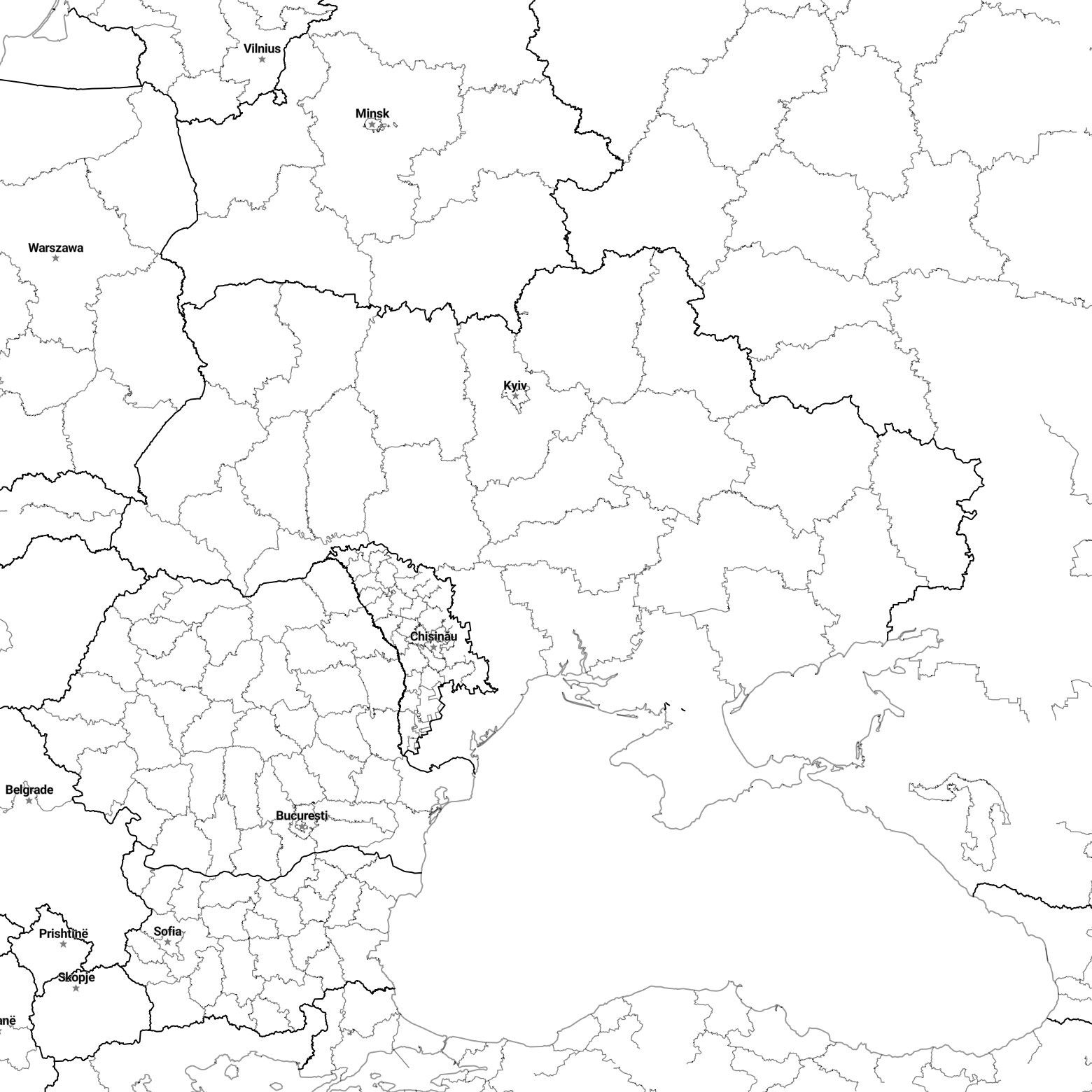 Country borders