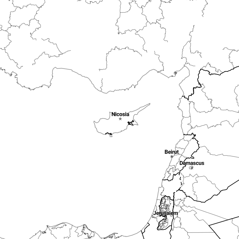 Country borders