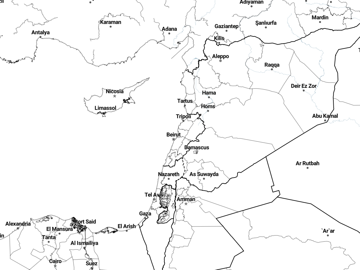 Country borders