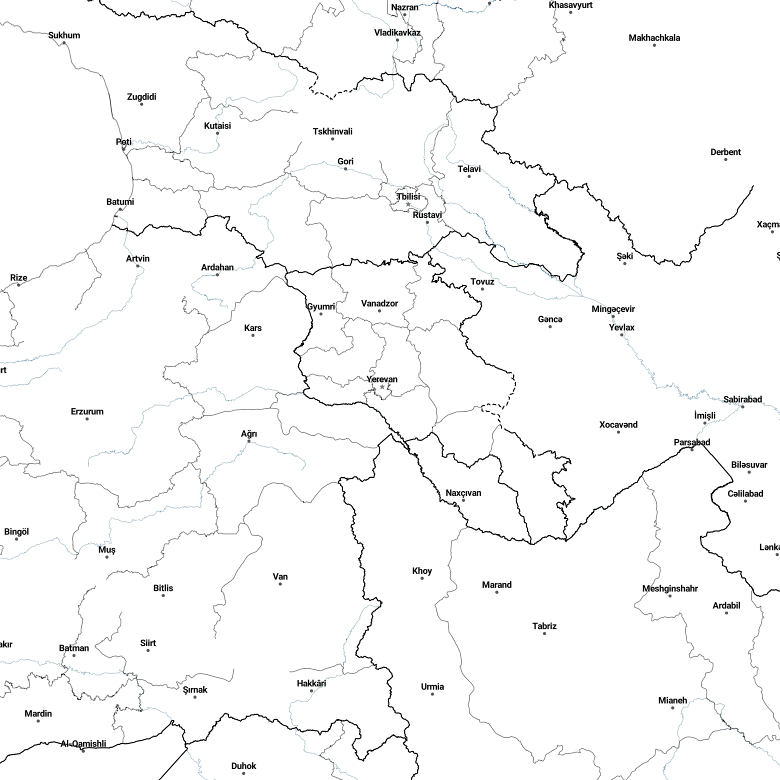 Country borders