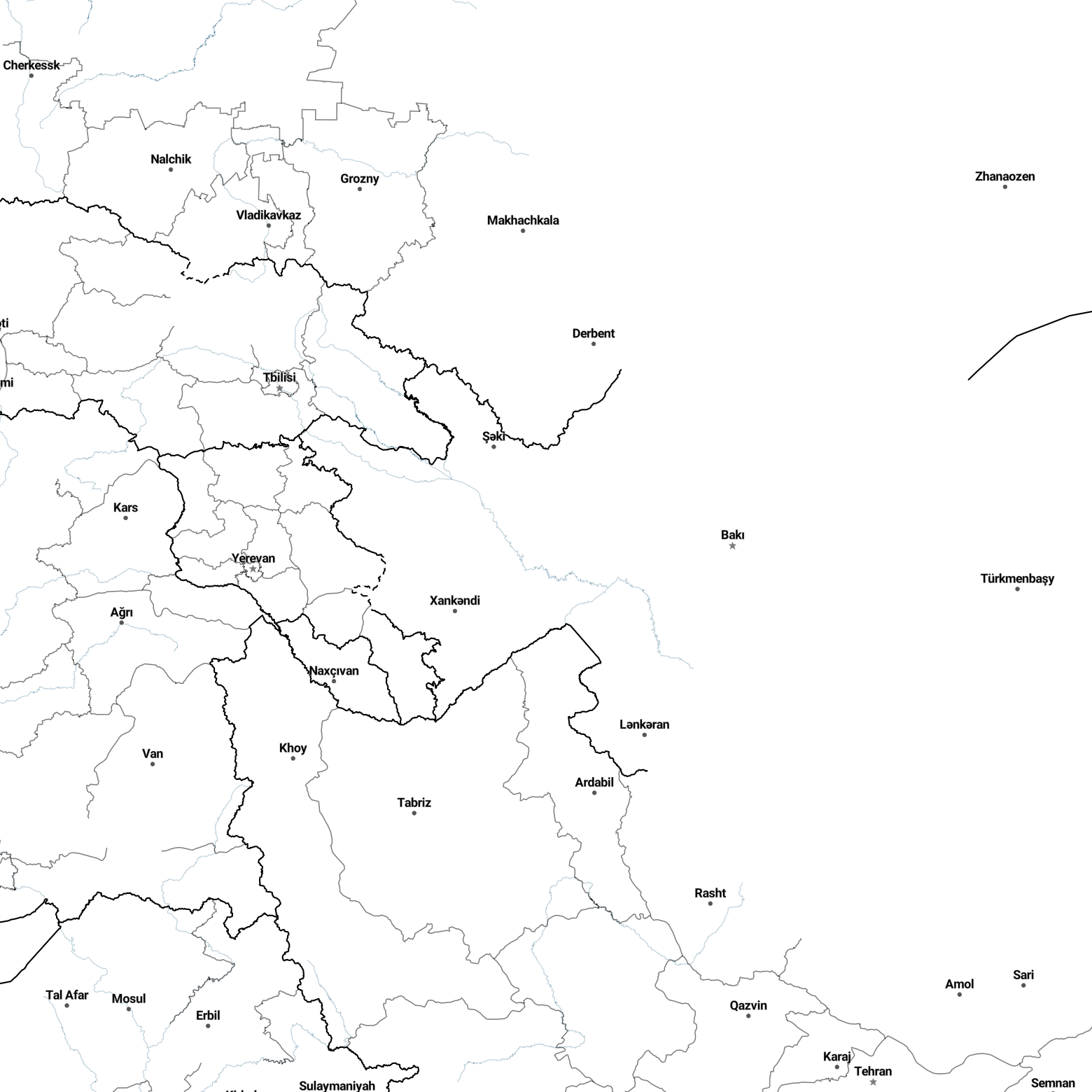 Country borders