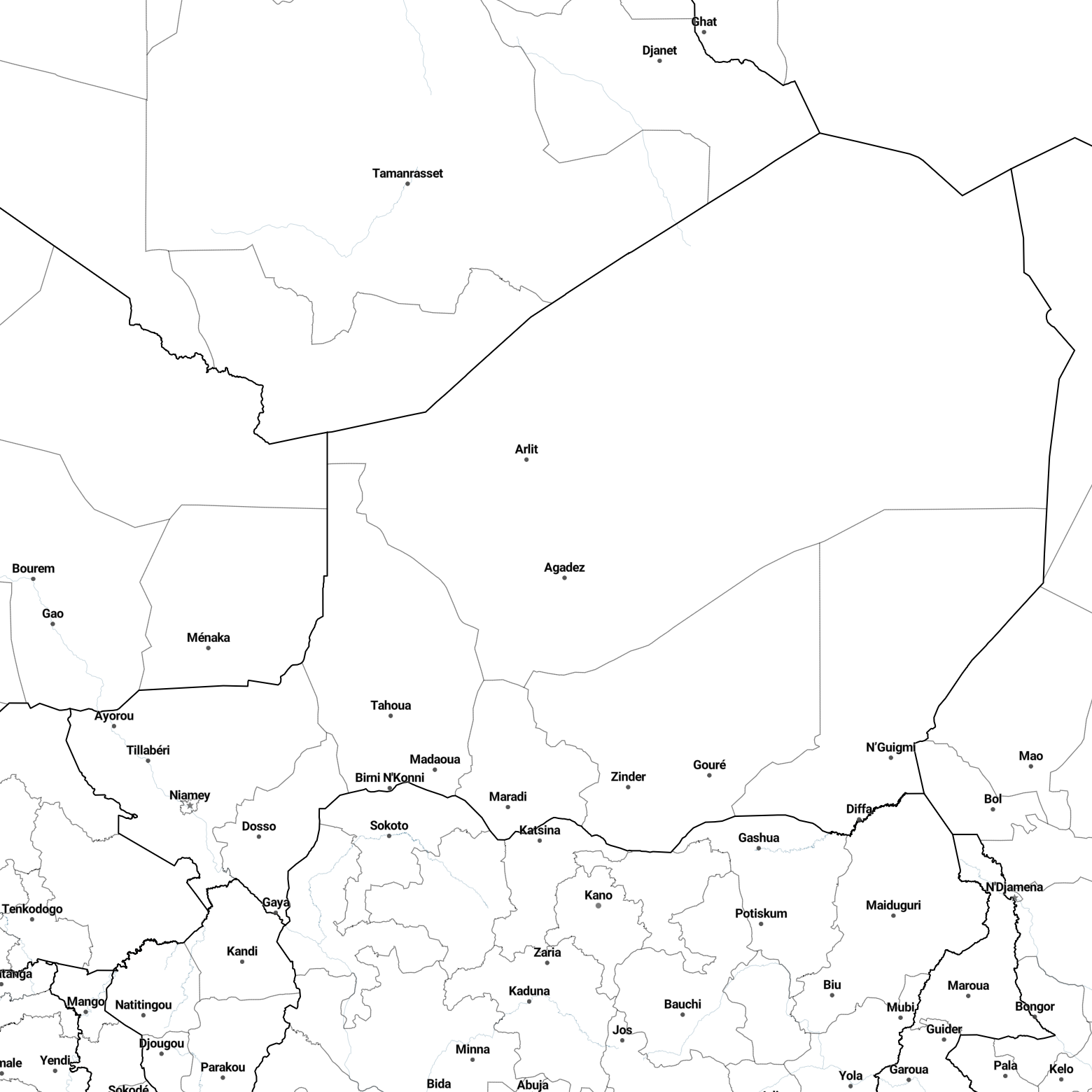 Country borders