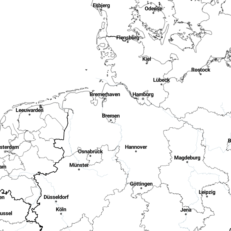 Country borders