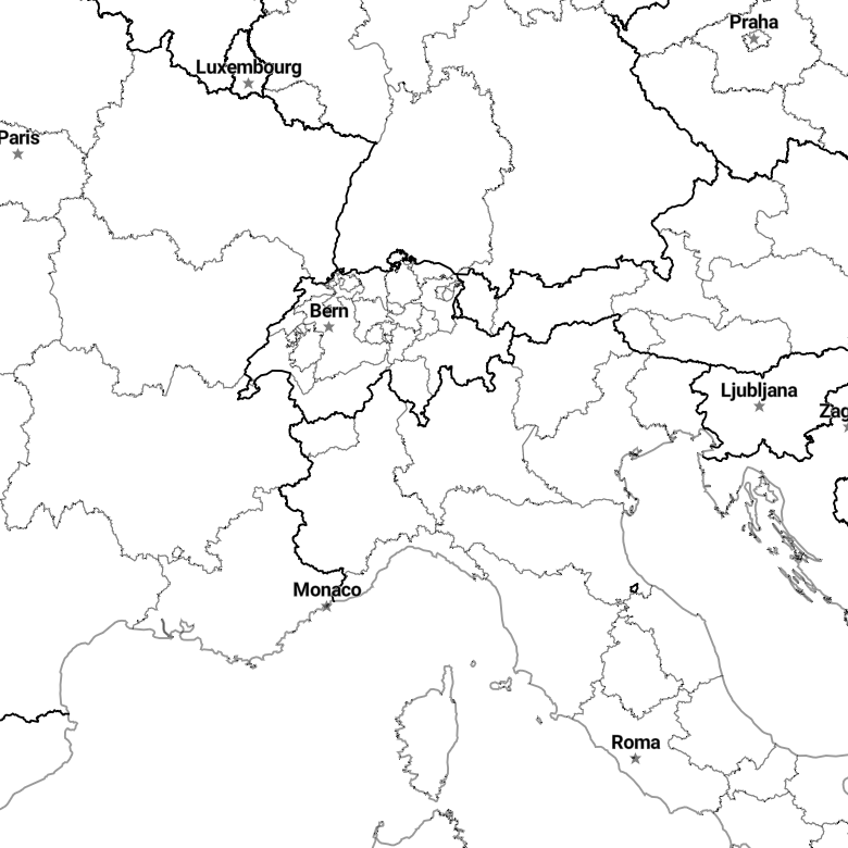 Country borders